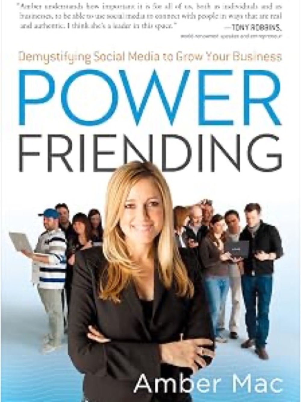 Power Friending by - Black Cover